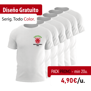 Pack Camisetas Personalizadas para Peñas, Orquestas y Charangas